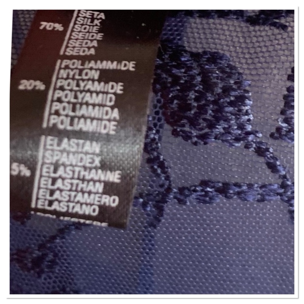La Perla Kabuki Babydoll Chemise Silk Blend Blue Green Small - Picture 10 of 11